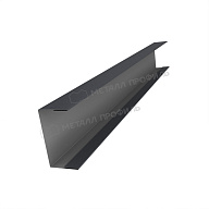 Планка стойки забора 60мм 35х60 х 3000 (VikingMP-01-7024-0.45)