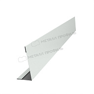 Планка угла усиливающая для забора 40х20 х 3000 NormanMP (ПЭ-01-7035-0.5)