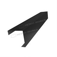 Планка угла декоративная на столб 60мм 62х62 х 2500 (VikingMP E-20-9005-0.5)