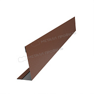Планка угла усиливающая для забора 40х20 х 2000 (VALORI-20-Brown-0.5)