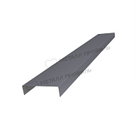 Планка декоративная на столб 60мм 17х62 х 2000 (VALORI-20-Grey-0.5)