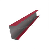 Планка стойки забора 60мм 35х60 х 3000 (VikingMP E-20-3005-0.5)