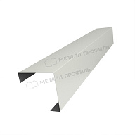 Планка угла декоративная на столб 60мм 62х62 х 3000 NormanMP (ПЭ-01-9010-0.5)