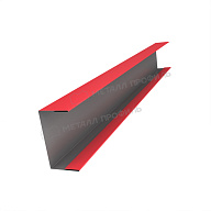 Планка стойки забора 60мм 35х60 х 2000 (ПЭ-01-3011-0.45)