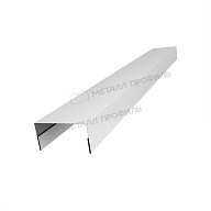 Планка крышки забора 60мм 35х65 х 2500 NormanMP (ПЭ-01-7047-0.5)